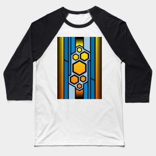 Colored honeycomb design Baseball T-Shirt